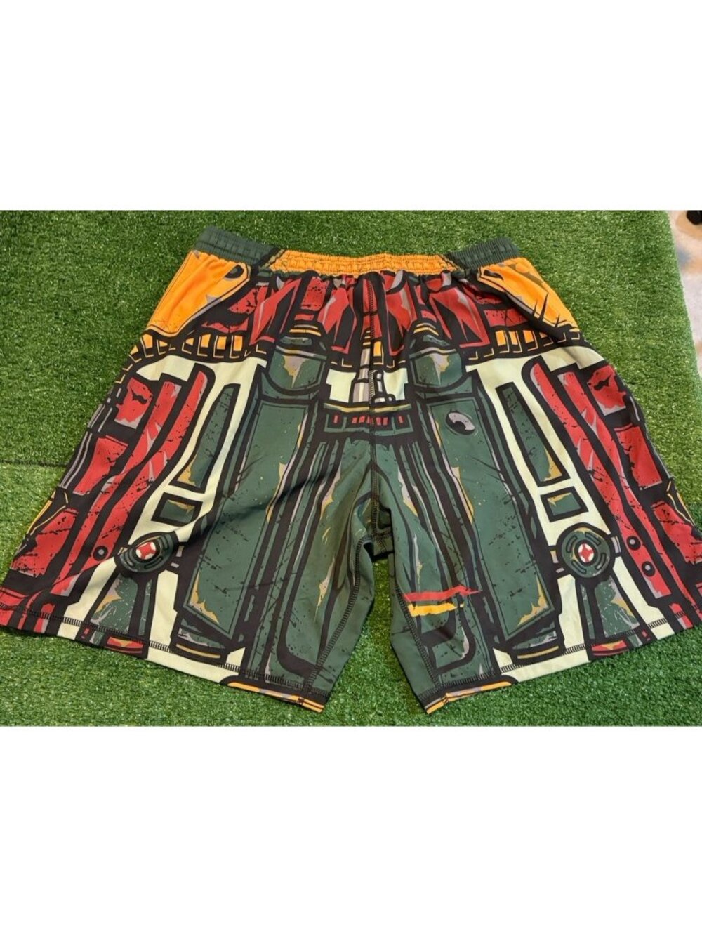 Project X SAVS shorts mens 3XL orange green bounty hunter lightweight breathable - Picture 4 of 9